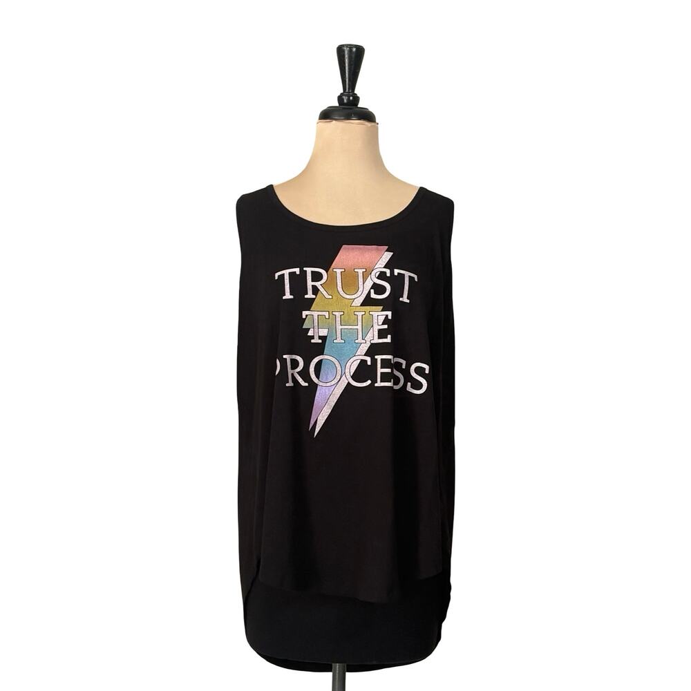 Torrid Active Trust The Process Tank Top Size 3 Black Plus